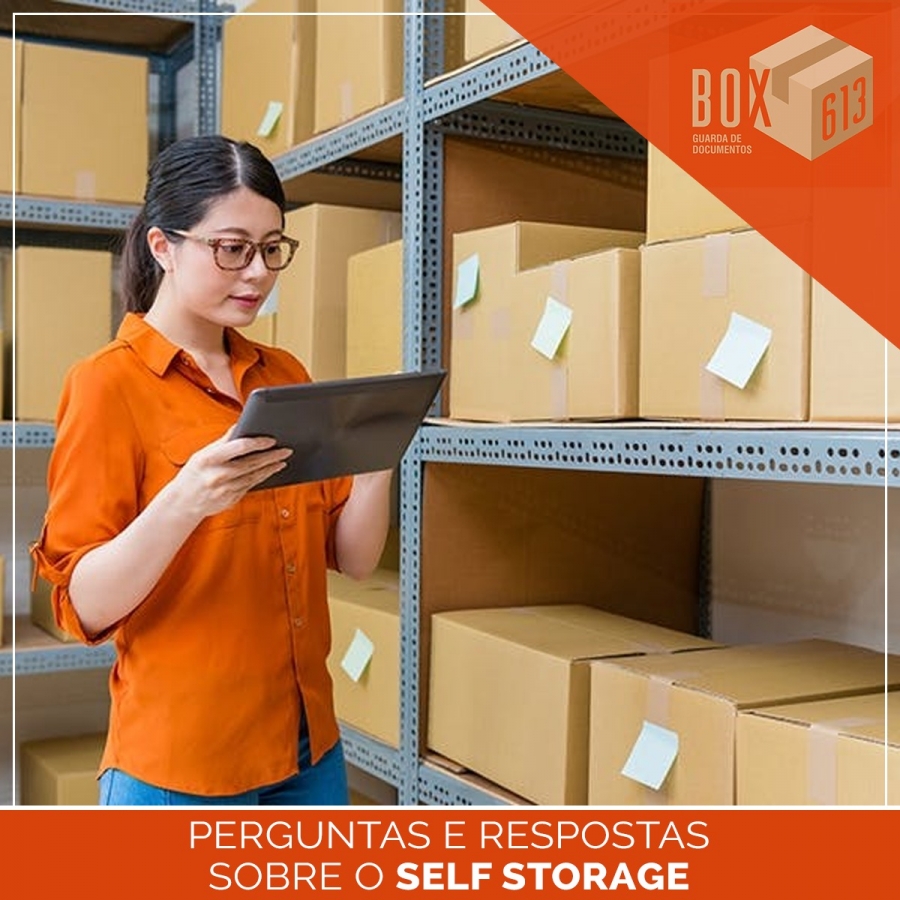 Perguntas e Respostas sobre o SELF STORAGE